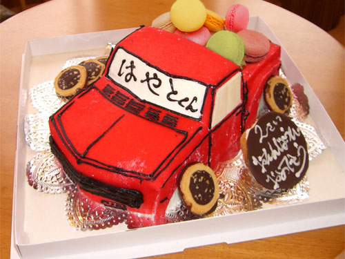 手作りケーキの店ノエル 車のケーキ